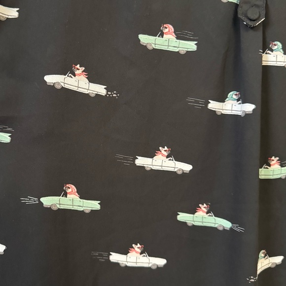 Torrid black frenchies Harper georgette novelty pullover 3/4 sleeve blouse - Picture 7 of 7